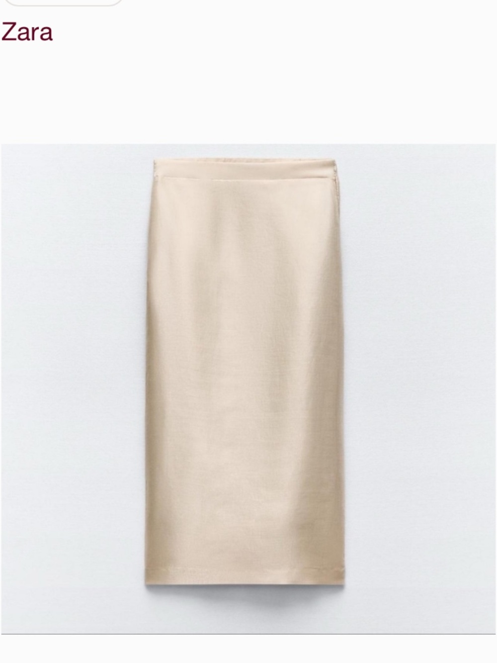 Organza midi skirt ZARA NWT